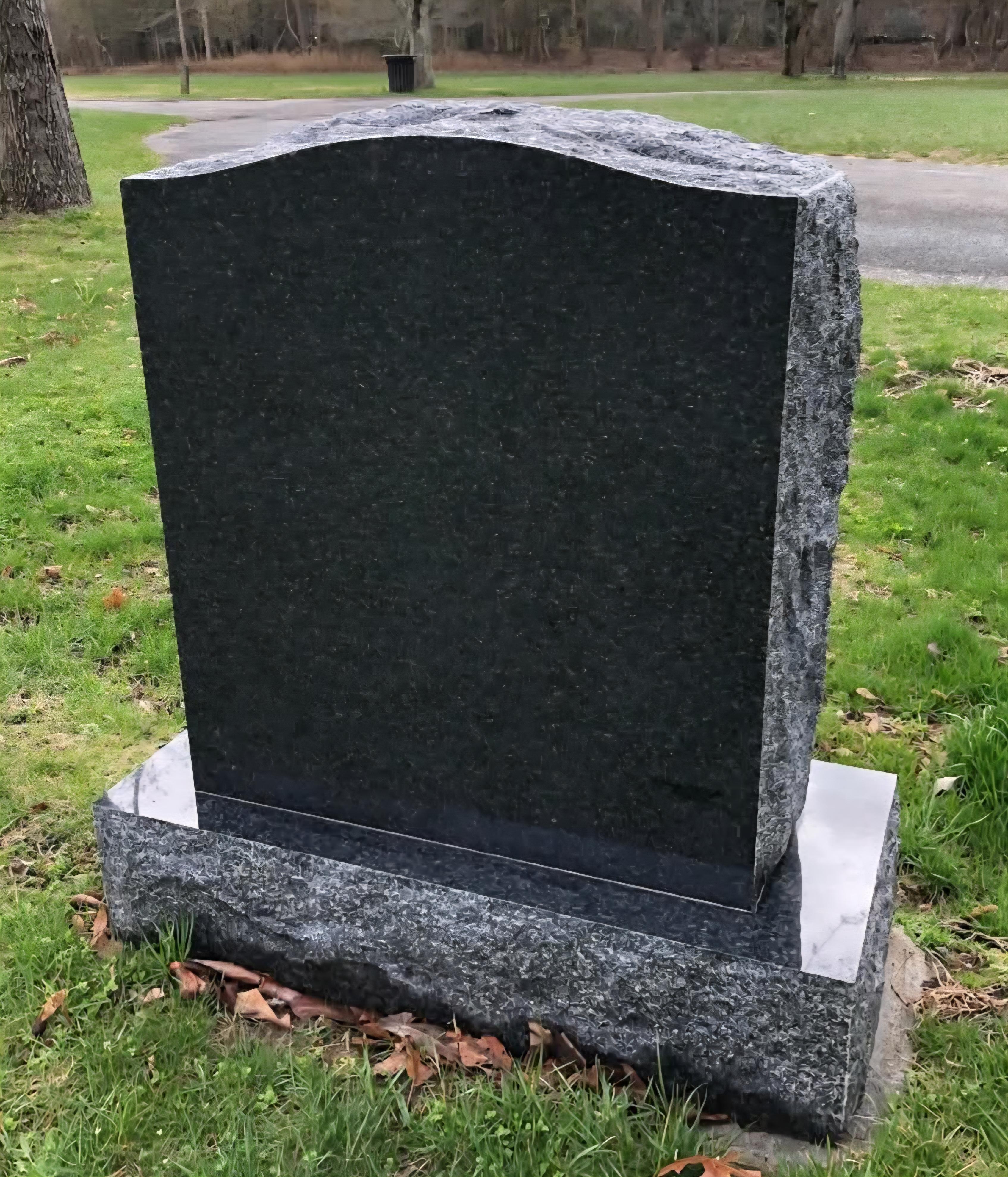 Peaceful memorial landscape